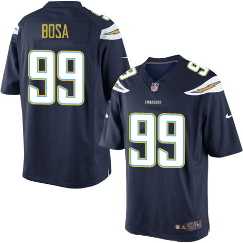 Youth Elite Joey Bosa Nike Jersey Navy Blue Home - #99 NFL Los Angeles Chargers